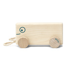 Baby toys micki pull along toy natural wood