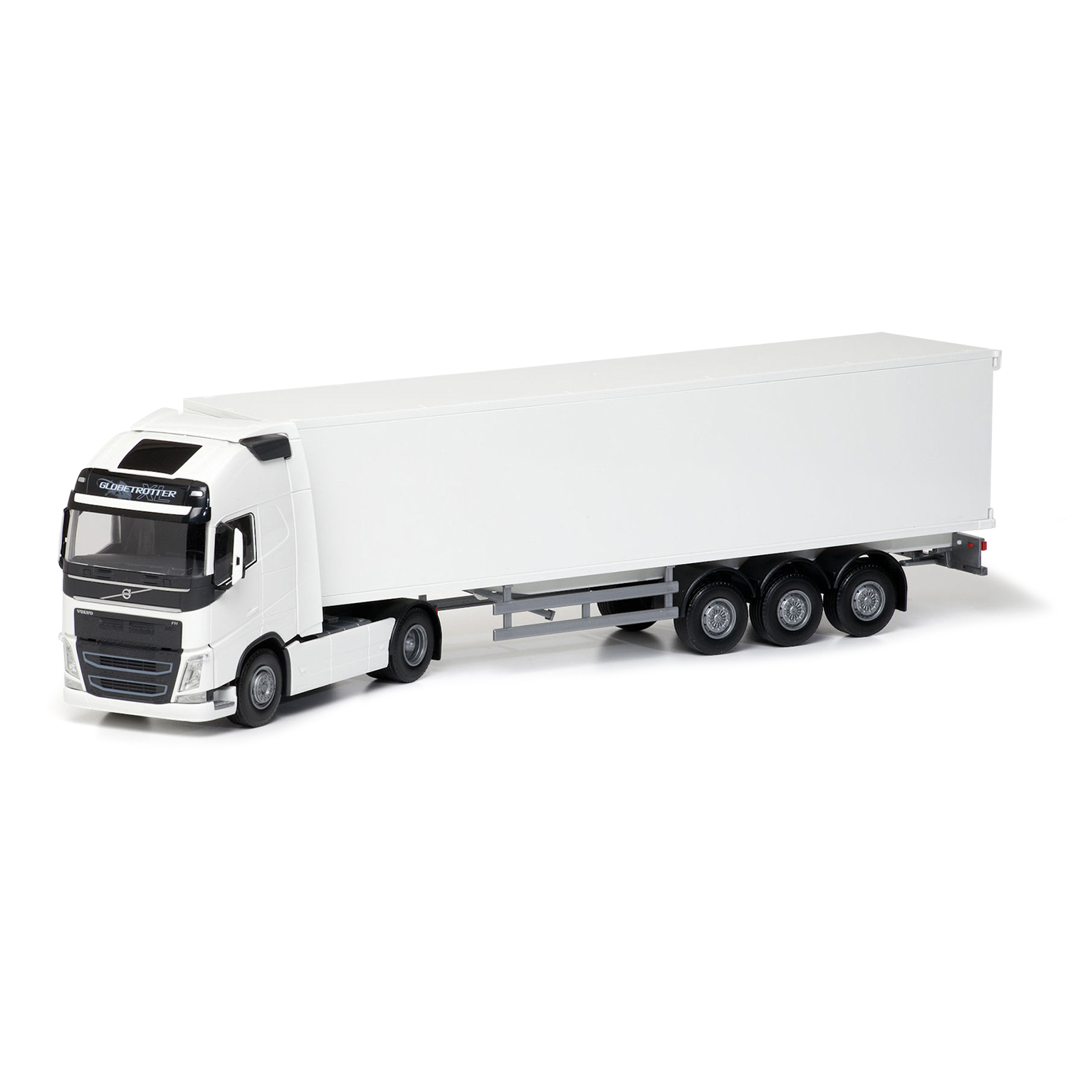 Kuorma-autot emek toy car delivery truck volvo fh white  1:25