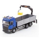 EMEK SPIELZEUGAUTO LASTWAGEN SCANIA BLAU 1:25