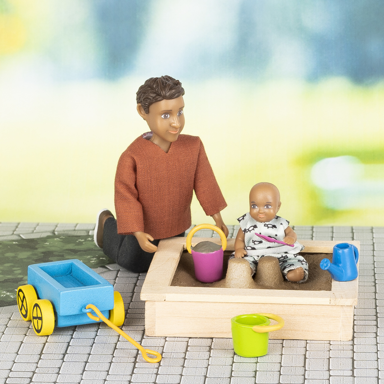 Doll house furniture & doll house accessories lundby dollhouse accessories sandpit set