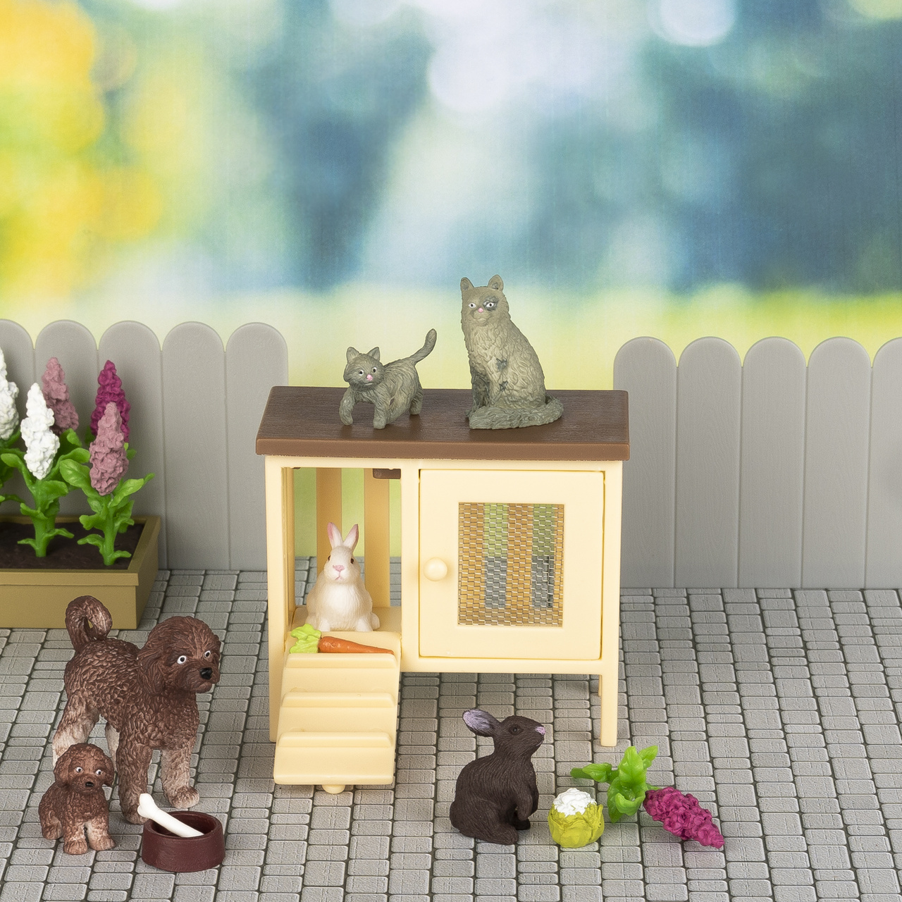 Dollhouse dolls & animals	 lundby dollhouse animals pet set