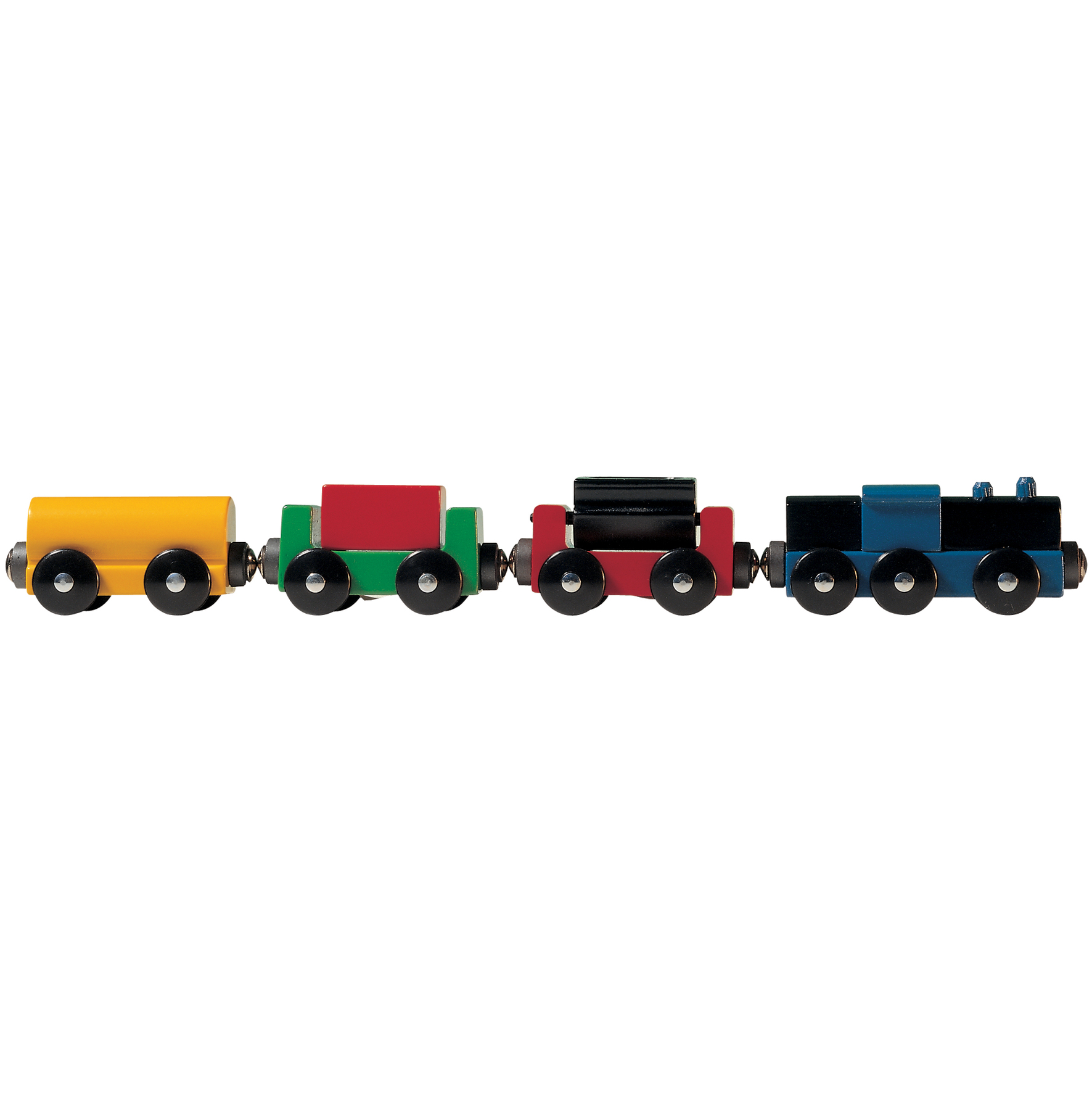 Wooden toys micki train set freight train wooden
