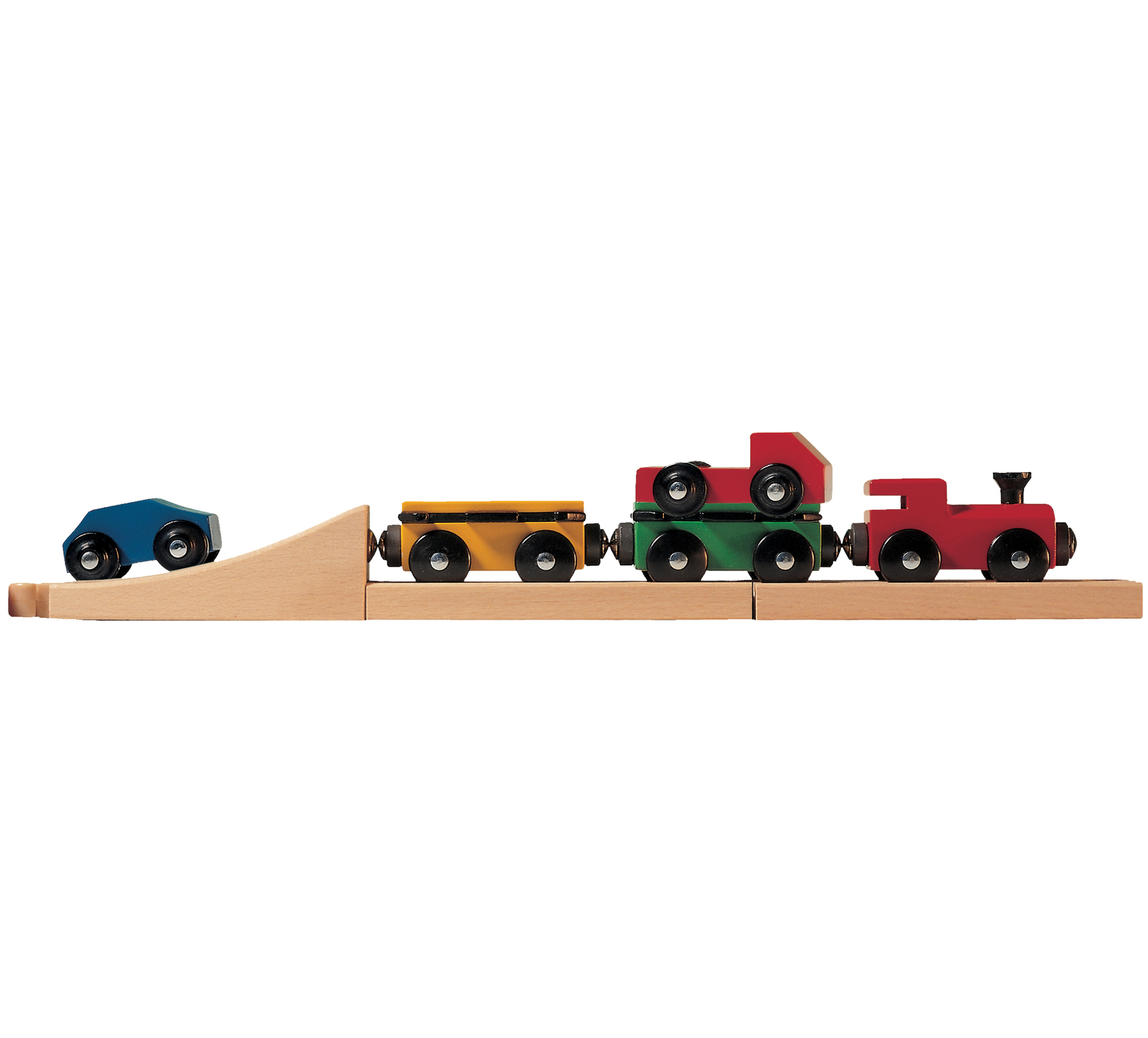 Tågtillbehör micki train set cars wooden