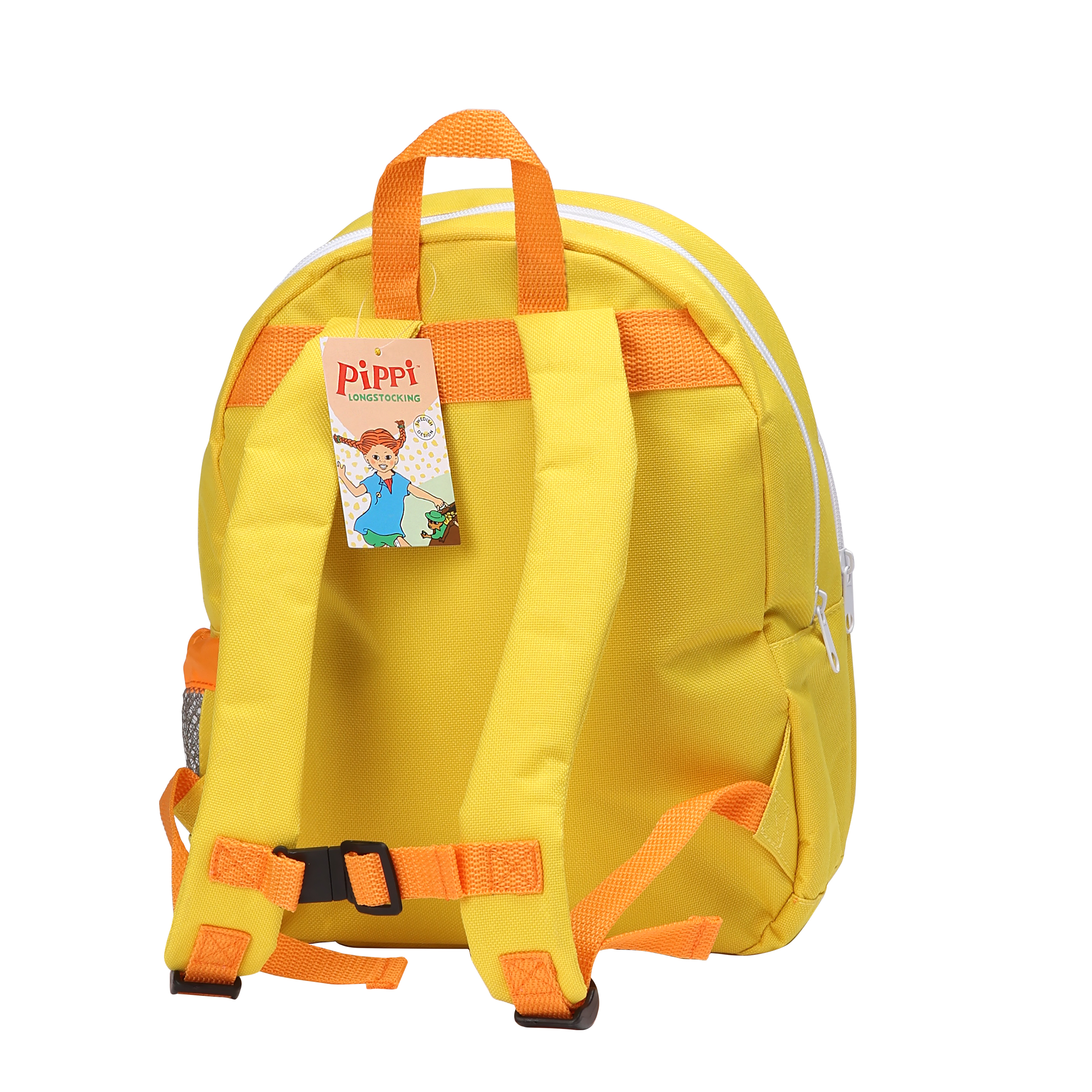 Pippi Longstocking peppi pitkätossu lasten laukku reppu keltainen