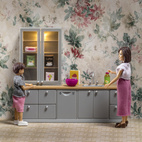 Doll house furniture & doll house accessories lundby dollhouse furniture kitchen sink & dishwasher with lighting