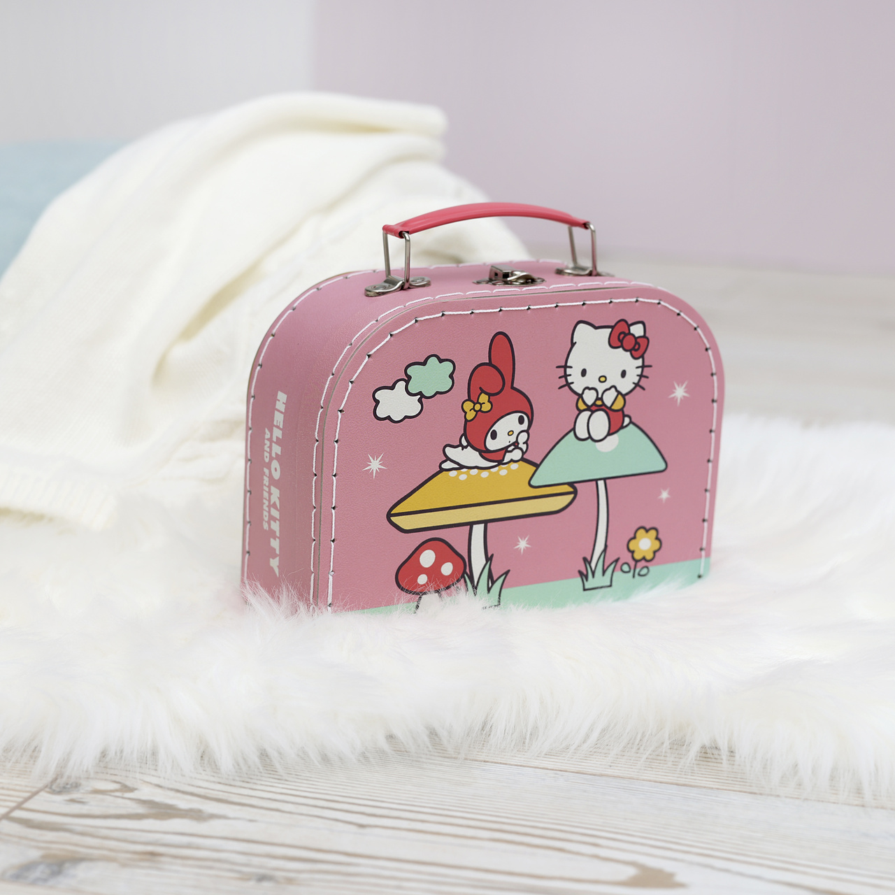 Kindertaschen & Accessoires hello kitty kindertasche pappkoffer 20 cm