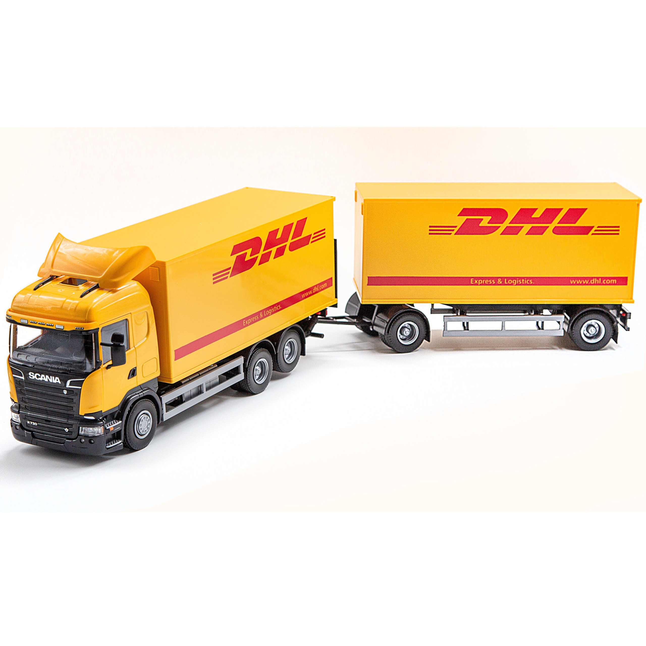 Emek emek legetøjsbil distrib. lastbil og trailer