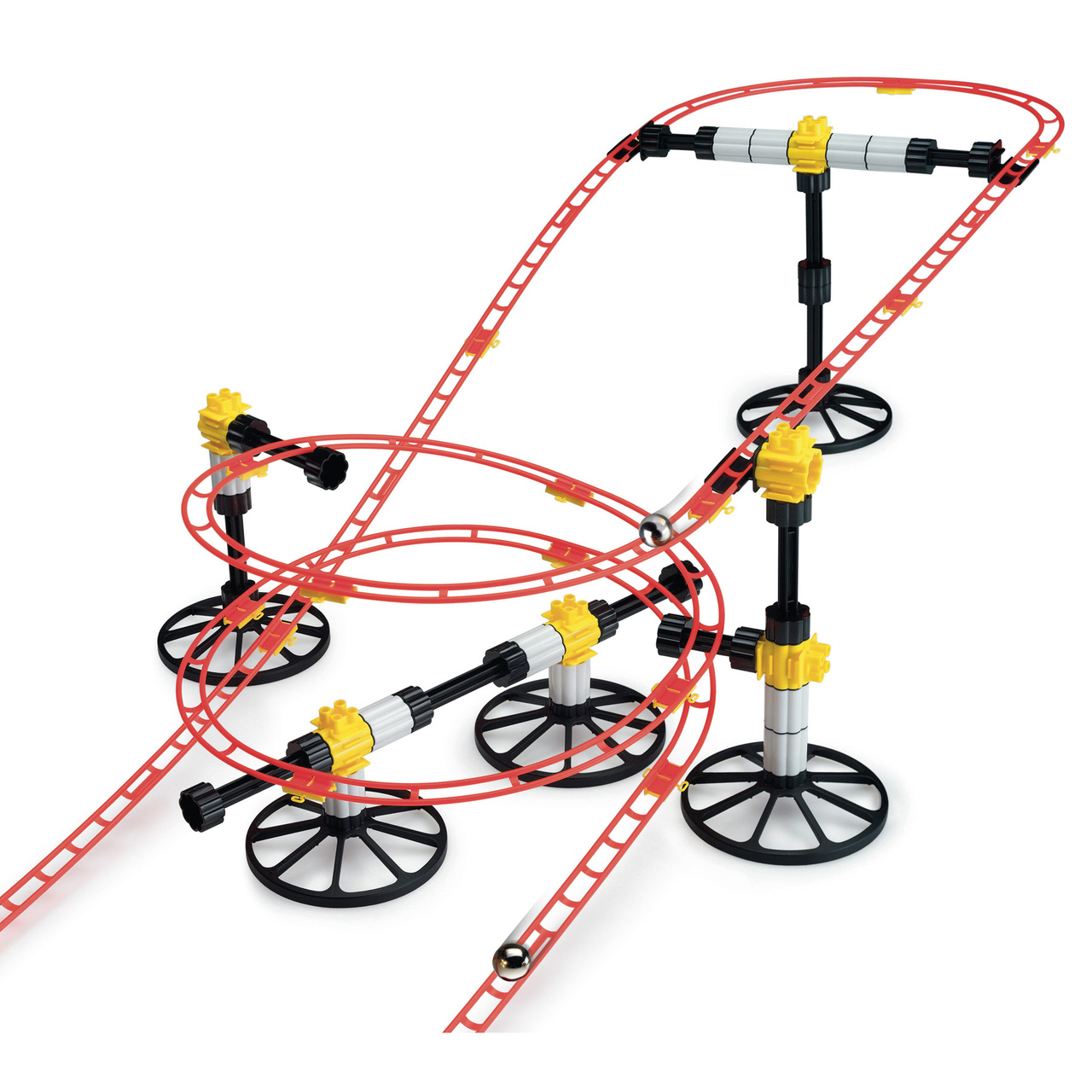 Construction toys quercetti skyrail roller coaster mini