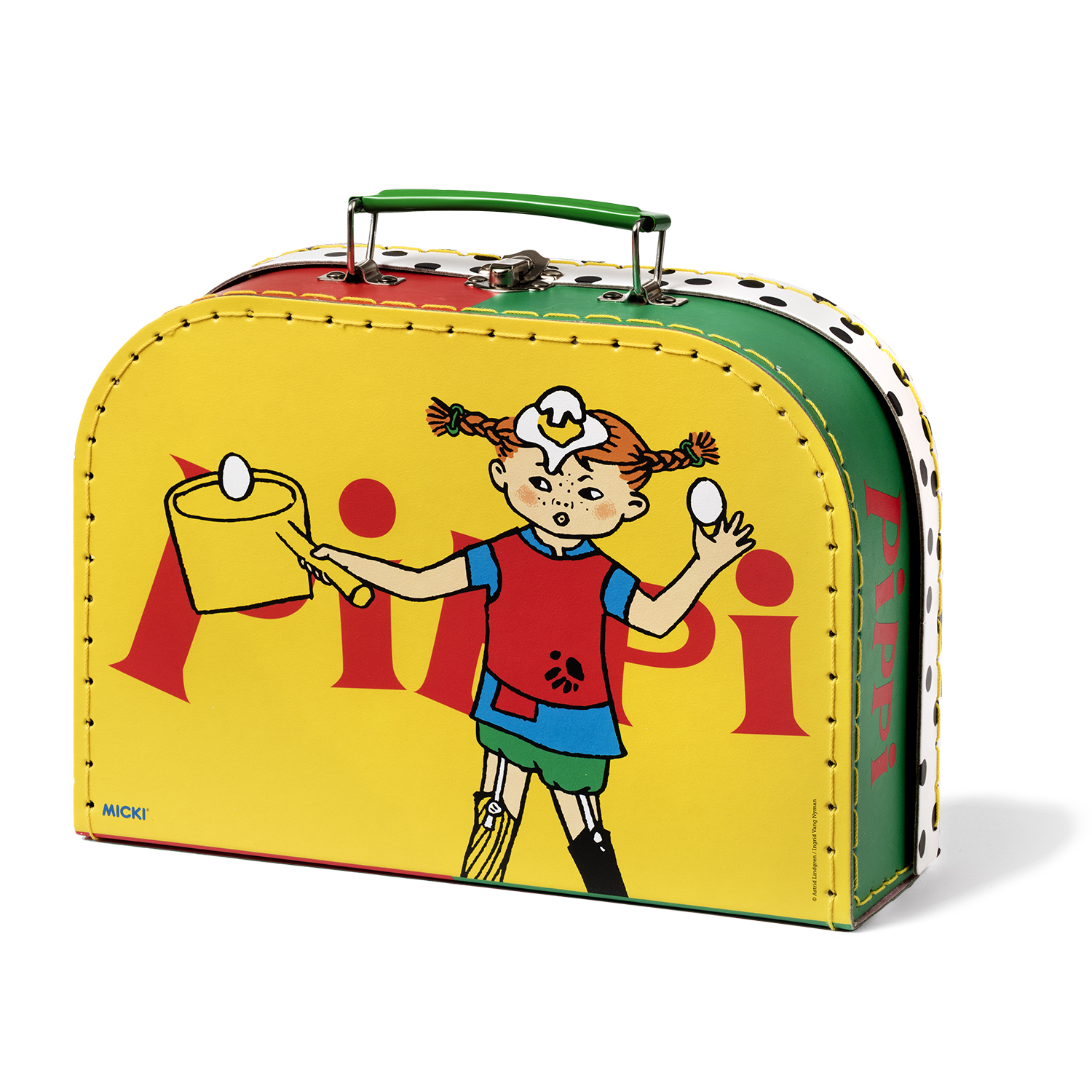 Kindertaschen & Accessoires pippi kindertasche reisetasche 25 cm gelb