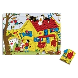 PIPPI PUZZLE KNOPFPUZZLE 12 TEILE