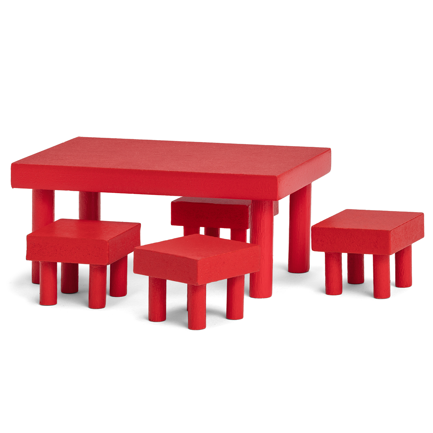 Wooden toys pippi doll's house furniture furniture set