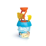 BLUEY SANDEK LEGETØJ SPAND OG SANDKVÆRN