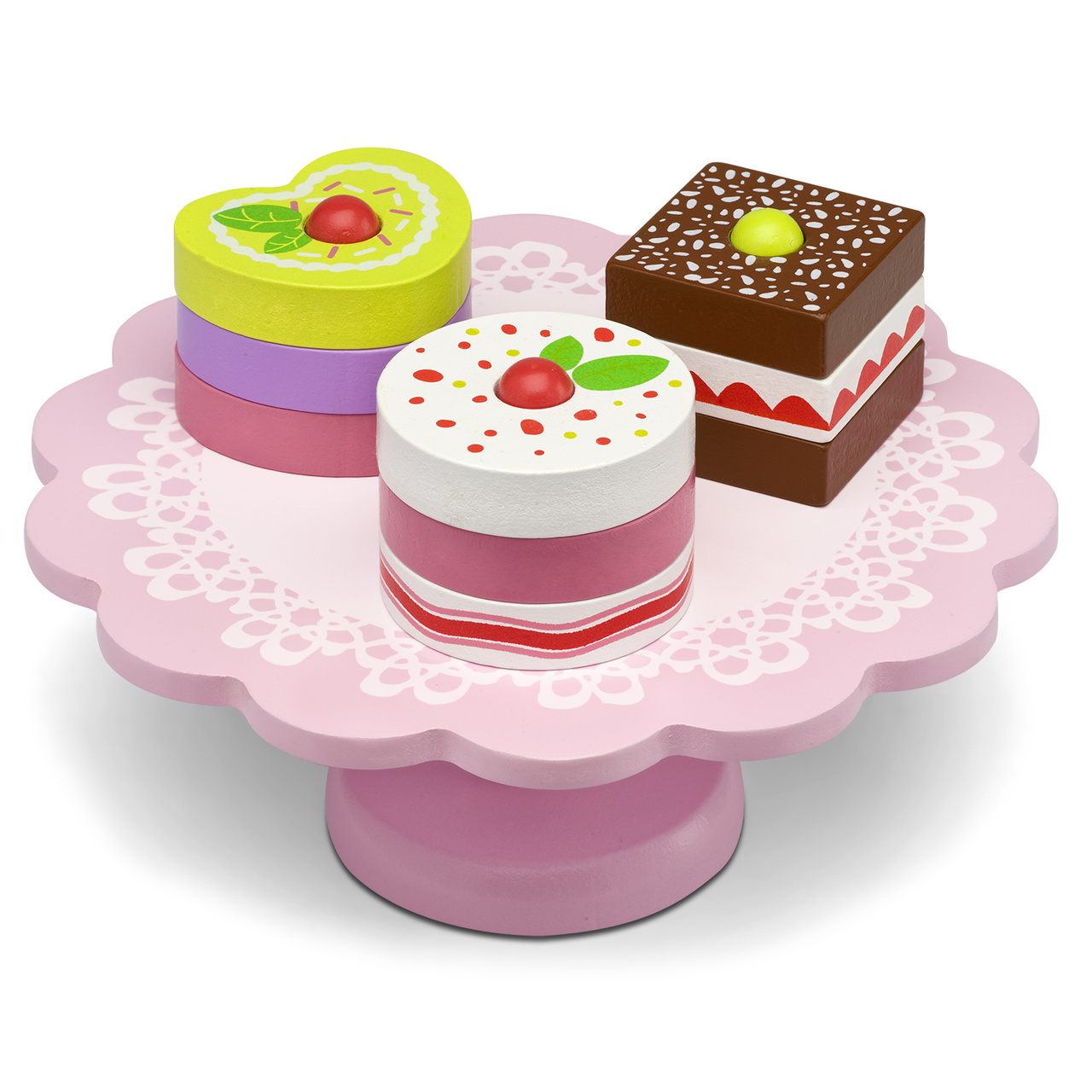 Outlet micki cake stand with toy cakes