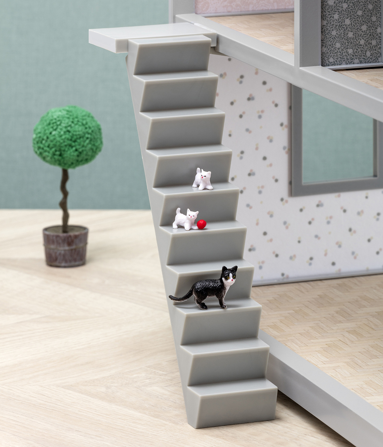Puppenhaus Treppen 1:18 Lundby 60.1025 Doll's House Stairs for ROOM 