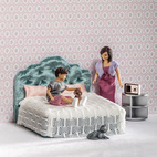 Doll house furniture & doll house accessories lundby dollhouse furniture bedroom set